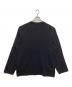 MAISON SPECIAL (メゾンスペシャル) Anti-Pilling Milan Ribs Washable Wool Prime-Over Crew Neck Knit Pullover ブラック サイズ:2：4000円