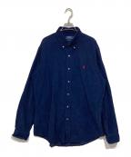 POLO RALPH LAURENポロ・ラルフローレン）の古着「コーデュロイシャツ」｜ネイビー