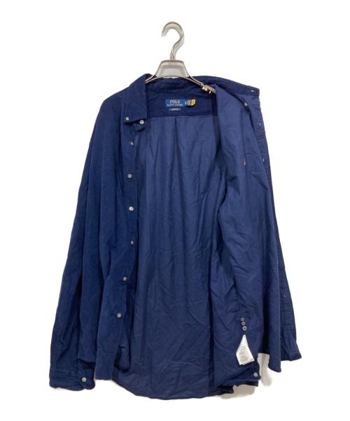 POLO RALPH LAUREN（ポロ・ラルフローレン）POLO RALPH LAUREN (ポロ・ラルフローレン) コーデュロイシャツ ネイビー サイズ:XLの古着・服飾アイテム