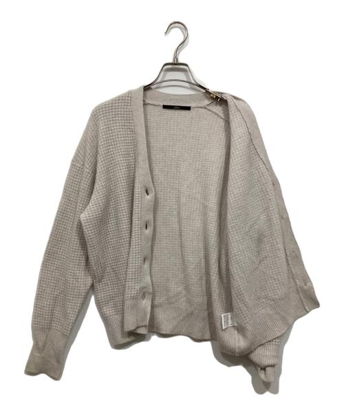 Liesse（リエス）Liesse (リエス) フォックスウールカーディガン ベージュ サイズ:表記なしの古着・服飾アイテム
