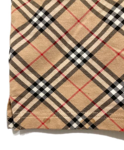 BURBERRY GOLF（バーバリーゴルフ）BURBERRY GOLF (バーバリーゴルフ) ノバチェックポロシャツ ベージュ サイズ:Ｌの古着・服飾アイテム