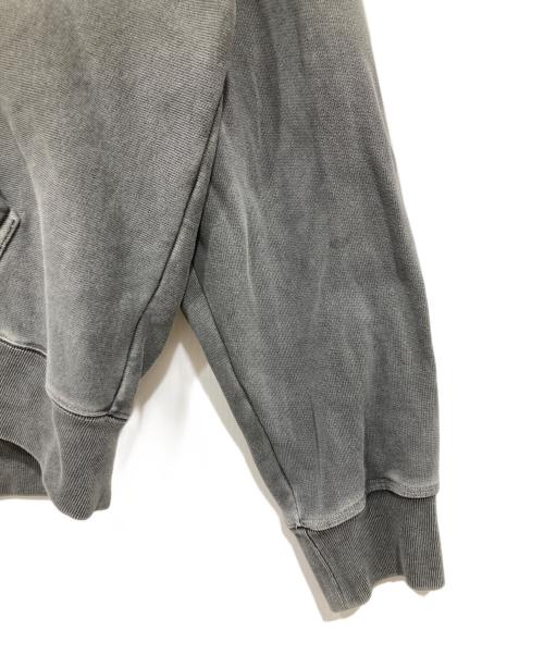 stussy（ステューシー）stussy (ステューシー) ジップパーカー / STOCK LINK ZIP HOODIE PIGMENT DYED グレー サイズ:LLの古着・服飾アイテム