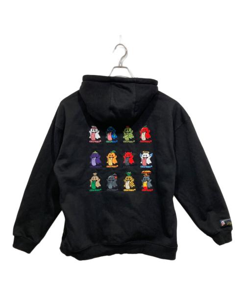 GRAF&WU（グラフアンドユー）GRAF&WU (グラフアンドユー) プルオーバーパーカー ブラック サイズ:LLの古着・服飾アイテム