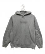 SUPREMEシュプリーム）の古着「プルオーバーパーカー / KAWS Chalk Logo Hooded Sweatshirt」｜グレー