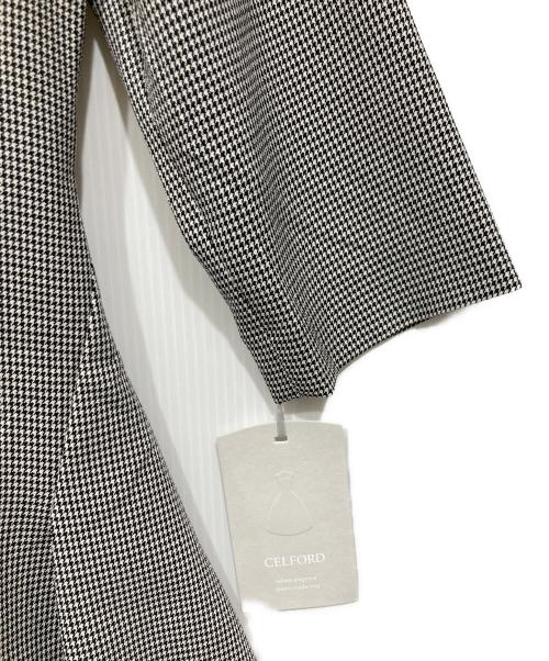 CELFORD（セルフォード）CELFORD (セルフォード) ツイストデザインワンピース グレー サイズ:Mの古着・服飾アイテム