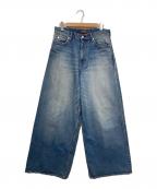 masuエムエーエスユー）の古着「バギーパンツ / MB BAGGY JEANS USED」｜ブルー