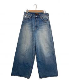 masu（エムエーエスユー）の古着「バギーパンツ / MB BAGGY JEANS USED」｜ブルー