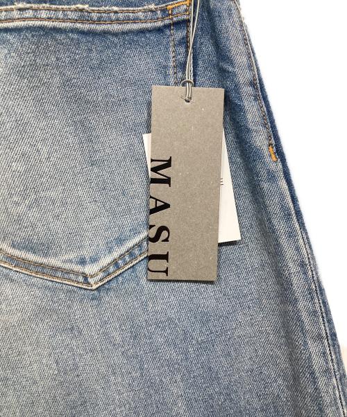 masu（エムエーエスユー）masu (エムエーエスユー) バギーパンツ / MB BAGGY JEANS USED ブルー サイズ:Ｌの古着・服飾アイテム
