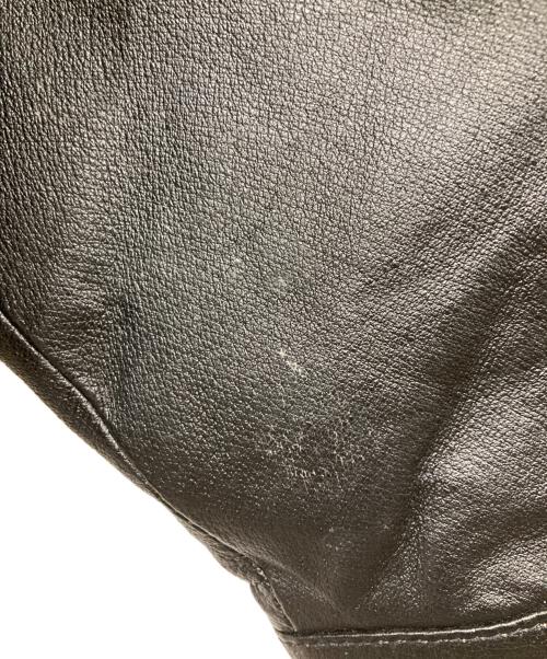 TOWN CRAFT（タウンクラフト）TOWN CRAFT (タウンクラフト) ボンバージャケット / レザージャケット ブラック サイズ:Ｌの古着・服飾アイテム