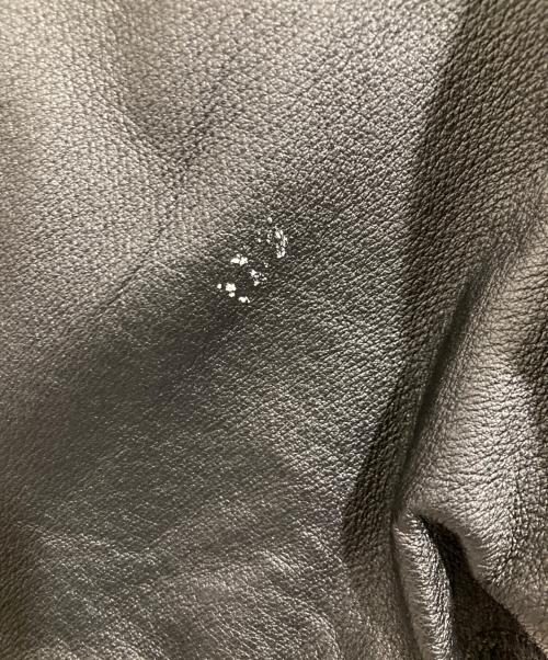 TOWN CRAFT（タウンクラフト）TOWN CRAFT (タウンクラフト) ボンバージャケット / レザージャケット ブラック サイズ:Ｌの古着・服飾アイテム