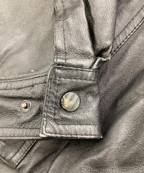 TOWN CRAFT（タウンクラフト）TOWN CRAFT (タウンクラフト) ボンバージャケット / レザージャケット ブラック サイズ:Ｌの古着・服飾アイテム