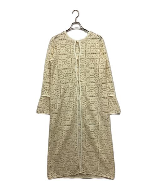 Ameri（アメリ）Ameri (アメリ) 2WAY GEOMETRIC LACE LONG TOP アイボリー サイズ:Fの古着・服飾アイテム