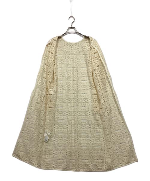 Ameri（アメリ）Ameri (アメリ) 2WAY GEOMETRIC LACE LONG TOP アイボリー サイズ:Fの古着・服飾アイテム