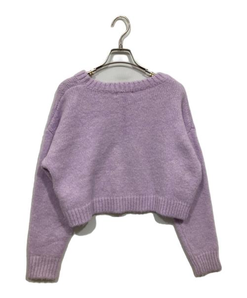 Bibiy.（ビビィ）Bibiy. (ビビィ) ニット パープル サイズ:Mの古着・服飾アイテム