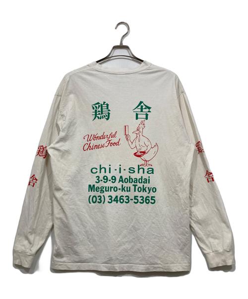 WACKO MARIA（ワコマリア）WACKO MARIA (ワコマリア) ロングスリーブカットソー/ 鶏舎 ホワイト サイズ:Ｌの古着・服飾アイテム