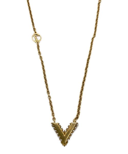 LOUIS VUITTON（ルイ ヴィトン）LOUIS VUITTON (ルイ ヴィトン) コリエ エセンシャルV ペルル ゴールドの古着・服飾アイテム