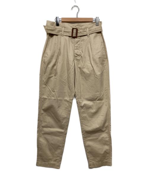 POLO RALPH LAUREN（ポロ・ラルフローレン）POLO RALPH LAUREN (ポロ・ラルフローレン) ベルテッドパンツ ベージュ サイズ:4の古着・服飾アイテム