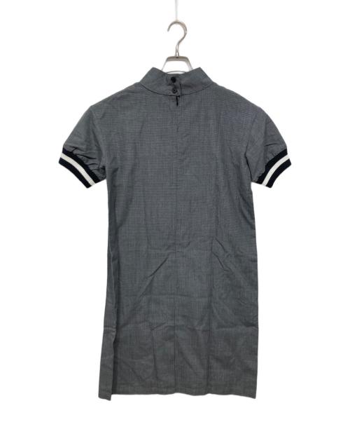 FRED PERRY（フレッドペリー）FRED PERRY (フレッドペリー) 半袖ワンピース/グレンチェック グレー サイズ:8の古着・服飾アイテム