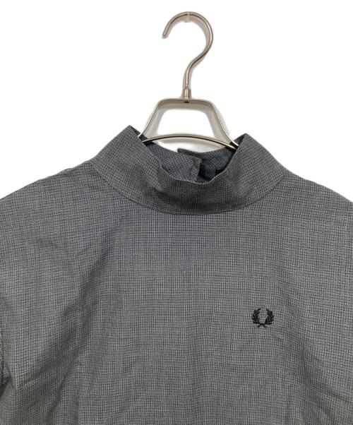FRED PERRY（フレッドペリー）FRED PERRY (フレッドペリー) 半袖ワンピース/グレンチェック グレー サイズ:8の古着・服飾アイテム