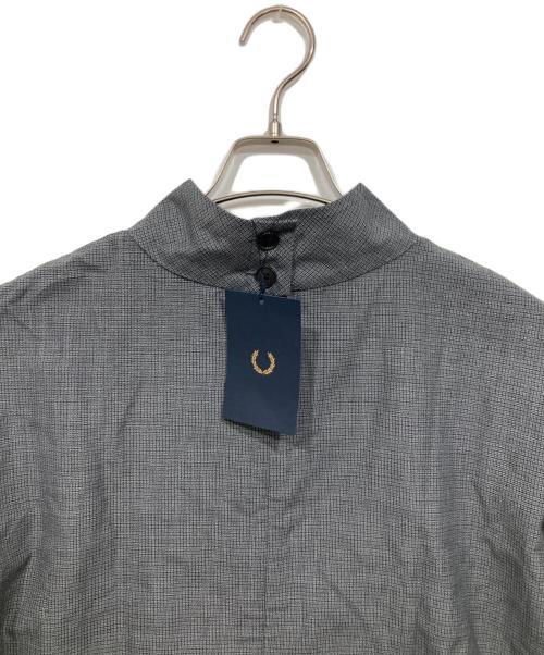 FRED PERRY（フレッドペリー）FRED PERRY (フレッドペリー) 半袖ワンピース/グレンチェック グレー サイズ:8の古着・服飾アイテム