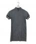 FRED PERRY (フレッドペリー) 半袖ワンピース/グレンチェック グレー サイズ:8：7000円