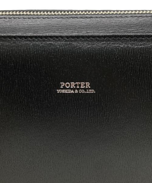 PORTER（ポーター）PORTER (ポーター) クラッチバッグ/FLUXフラックス ポーチ ブラックの古着・服飾アイテム