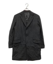 VISARUNO（ビサルノ）の古着「カシミヤ混コート」｜ブラック