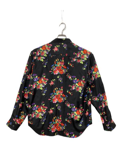 Christian Dior（クリスチャン ディオール）Christian Dior (クリスチャン ディオール) BEE刺繍総柄シルク長袖シャツ/19SS ブラック サイズ:40の古着・服飾アイテム