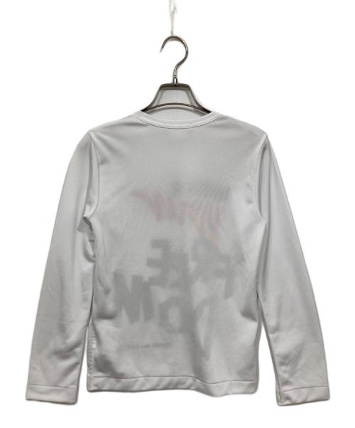 COMME des GARCONS（コムデギャルソン）COMME des GARCONS (コムデギャルソン) グラフィック長袖カットソー ホワイト サイズ:Ｓの古着・服飾アイテム