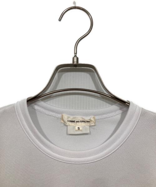 COMME des GARCONS（コムデギャルソン）COMME des GARCONS (コムデギャルソン) グラフィック長袖カットソー ホワイト サイズ:Ｓの古着・服飾アイテム