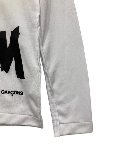COMME des GARCONS（コムデギャルソン）COMME des GARCONS (コムデギャルソン) グラフィック長袖カットソー ホワイト サイズ:Ｓの古着・服飾アイテム