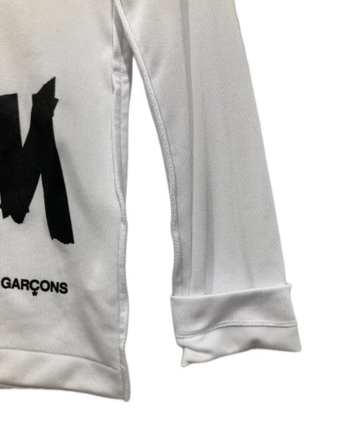 COMME des GARCONS（コムデギャルソン）COMME des GARCONS (コムデギャルソン) グラフィック長袖カットソー ホワイト サイズ:Ｓの古着・服飾アイテム