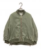 green label relaxingグリーンレーベルリラクシング）の古着「MA-1ジャケット」｜オリーブ