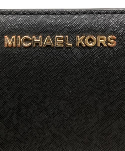 MICHAEL KORS（マイケル・コース）MICHAEL KORS (マイケル・コース) 長財布 ブラックの古着・服飾アイテム