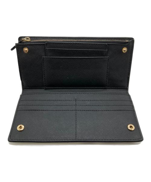 MICHAEL KORS（マイケル・コース）MICHAEL KORS (マイケル・コース) 長財布 ブラックの古着・服飾アイテム