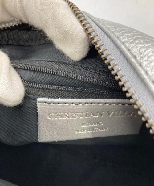 CHRISTIAN VILLA（クリスチャンヴィラ）CHRISTIAN VILLA (クリスチャンヴィラ) 2WAYショルダーバッグ シルバーの古着・服飾アイテム
