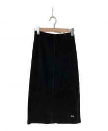 stussy（ステューシー）の古着「コーデュロイスカート」｜ブラック