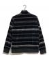 SUPREME (シュプリーム) ベロアハーフジッププルオーバー ブラック×グレー サイズ:S：13000円