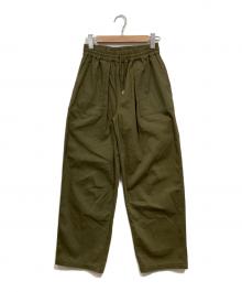 JOURNAL STANDARD relume（ジャーナルスタンダード レリューム）の古着「ギャザーワイドベイカー」｜グリーン