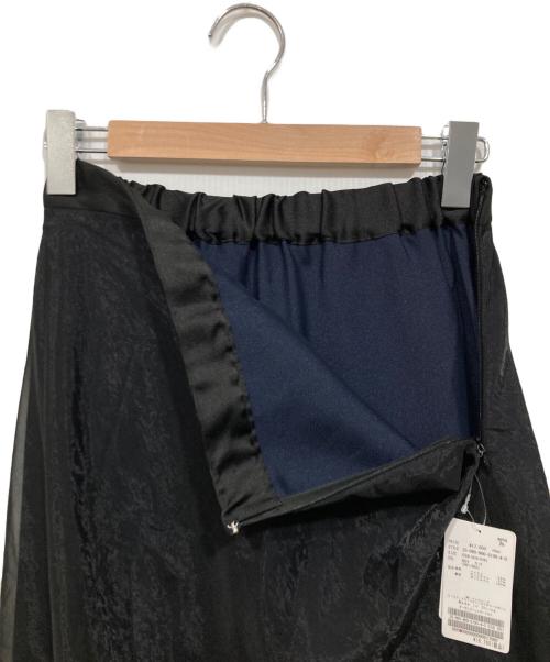 IENA（イエナ）IENA (イエナ) オーガンジーレイヤードスカート ブラック サイズ:38 未使用品の古着・服飾アイテム