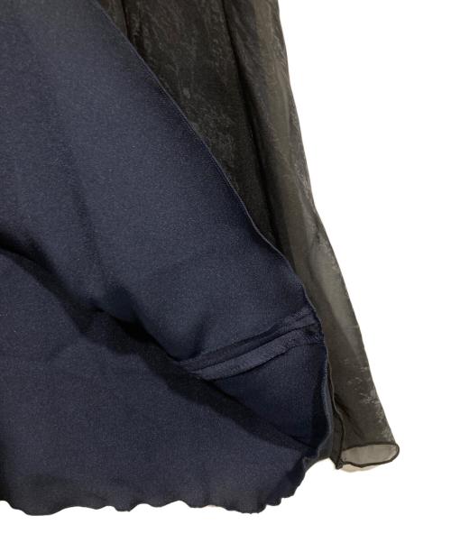IENA（イエナ）IENA (イエナ) オーガンジーレイヤードスカート ブラック サイズ:38 未使用品の古着・服飾アイテム