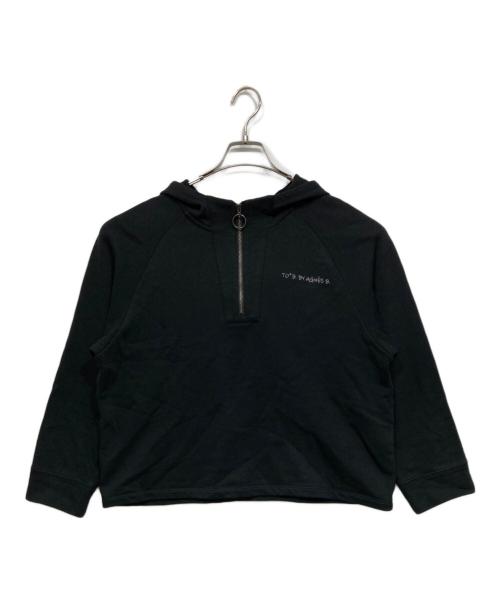 To b. by agnes b.（トゥービー バイ アニエスベー）To b. by agnes b. (トゥービー バイ アニエスベー) ハーフジップスウェット ブラック サイズ:38の古着・服飾アイテム