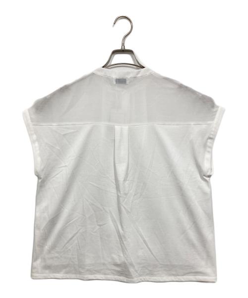 MACKINTOSH PHILOSOPHY（マッキントッシュ フィロソフィー）MACKINTOSH PHILOSOPHY (マッキントッシュ フィロソフィー) バンドカラーノースリーブシャツ ホワイト サイズ:M 未使用品の古着・服飾アイテム