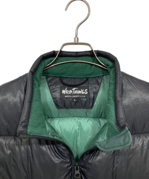 WILD THINGS（ワイルドシングス）WILD THINGS (ワイルドシングス) ダウンベスト ブラック サイズ:Lの古着・服飾アイテム