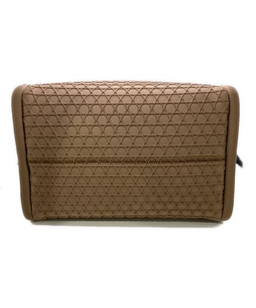 laquoh（ラクーオ）laquoh (ラクーオ) トートバッグ / 篭目柄エンボスボンディングトートL ブラウンの古着・服飾アイテム