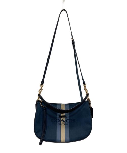 COACH（コーチ）COACH (コーチ) 2WAYショルダーバッグ ブルーの古着・服飾アイテム