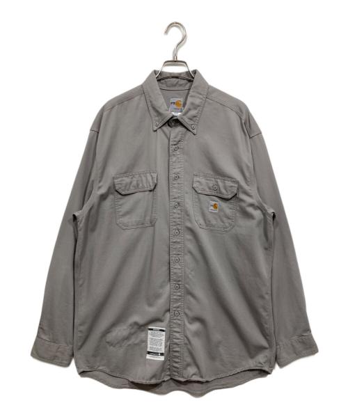 CarHartt（カーハート）CarHartt (カーハート) ワークシャツ グレー サイズ:Ｌ　の古着・服飾アイテム