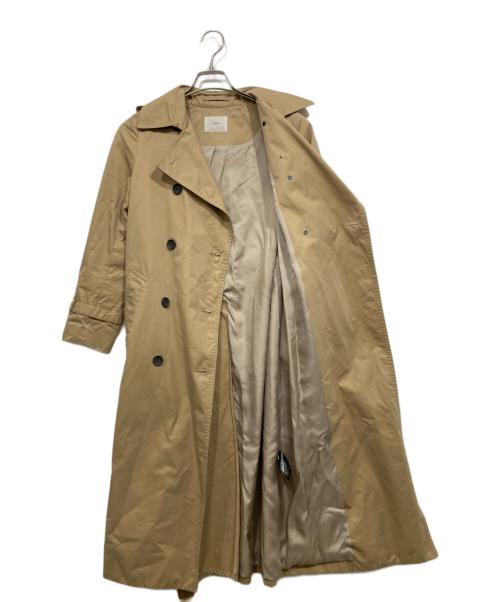 IENA（イエナ）IENA (イエナ) ハイカウントギャバトレンチコート ベージュ サイズ:36の古着・服飾アイテム