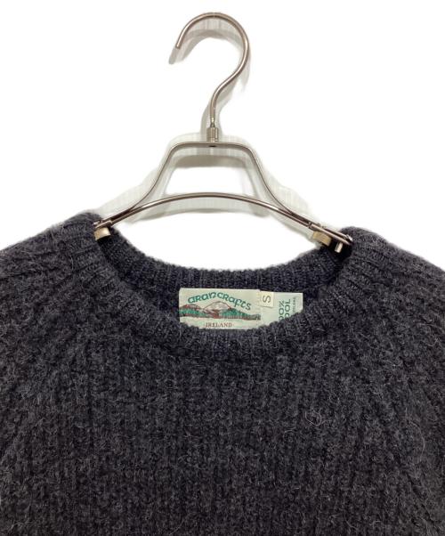 ARAN CRAFTS（アランクラフト）ARAN CRAFTS (アランクラフト) ウールニット グレー サイズ:Sの古着・服飾アイテム