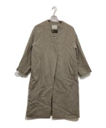 IENA（イエナ）の古着「MANTECOノーカラーコート」｜ベージュ